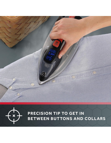 Plancha de Vapor Digital Sunbeam 1700W con Pantalla LCD