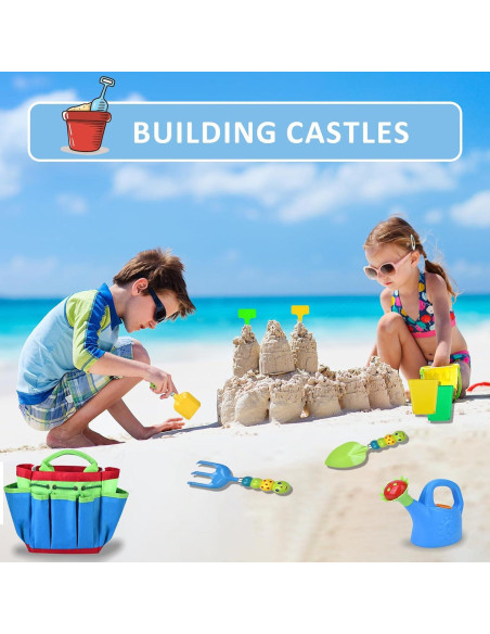 Juego de Jardinería para Niños 12 PCS - Herramientas Seguras