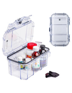 Caja de Almacenamiento de Medicamentos Evergreen MedSafe 23.9x14.7cm