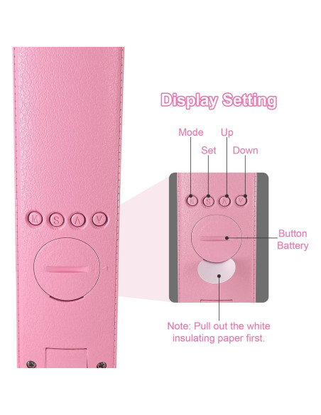 Lámpara de Escritorio SNSOK TX26C con Cargador Inalámbrico Rosa