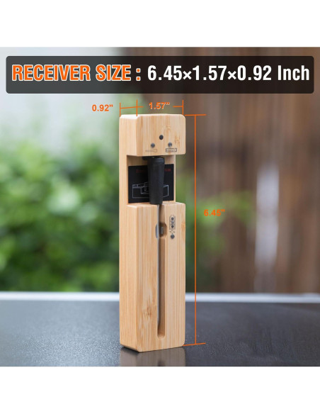 Termómetro de Carne Inalámbrico Bluetooth LFCFORLDX FM200