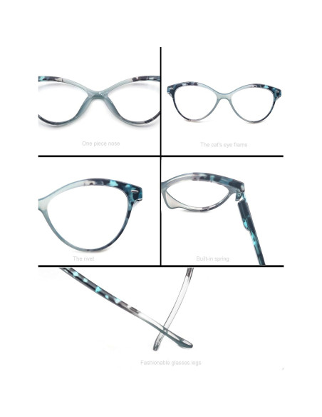 Gafas de Lectura MODFANS Ojo de Gato 4 Paquete 3.0x Gafas de Lectura MODFANS Ojo de Gato 4 Paquete 3.0x