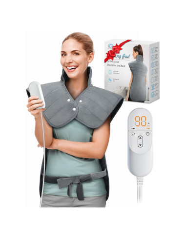 Almohadilla Calefactora GORAMEILG 56x94cm para Cuello y Espalda