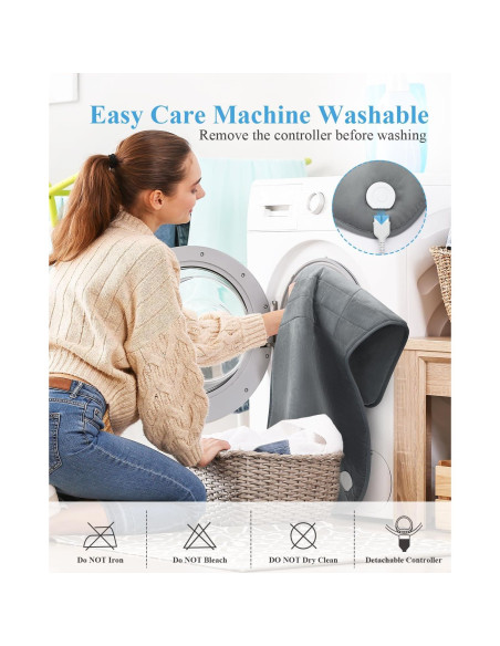 Almohadilla Calefactora GORAMEILG 56x94cm para Cuello y Espalda