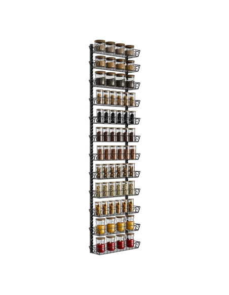 Organizador de Especias Montado en Pared SWOMMOLY 12 Niveles Ajustable