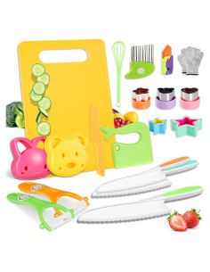 Set de Cuchillos para Niños Ganiza 23 Pcs Montessori Seguro