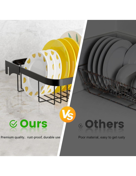 Escurridor de Platos MERRYBOX Ajustable 65-85cm Acero Inoxidable