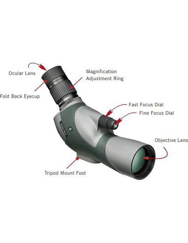Alcance Vortex Optics Razor HD 11-33x50 Angulado Verde