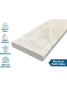 Umbral de Mármol Botticino Threshold.Shop 10.16x91.44 cm 2