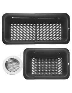 Colador Plegable LASSHSWA de Plástico y Acero Inoxidable