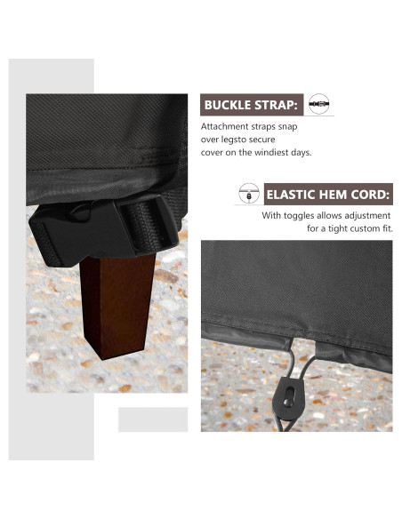 Funda Impermeable para Sofá de Exterior ULTcover 147x71x89cm