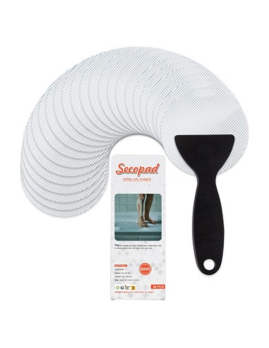36 Pegatinas Antideslizantes Secopad para Bañera 8cm