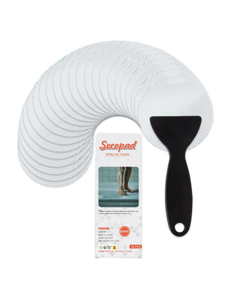 36 Pegatinas Antideslizantes Secopad para Bañera 8cm