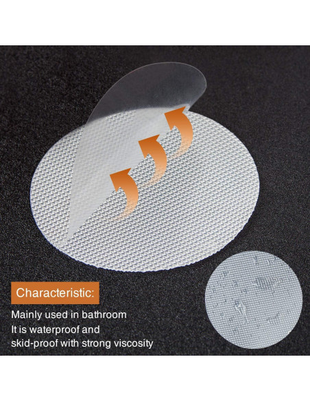 36 Pegatinas Antideslizantes Secopad para Bañera 8cm