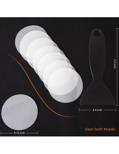 36 Pegatinas Antideslizantes Secopad para Bañera 8cm