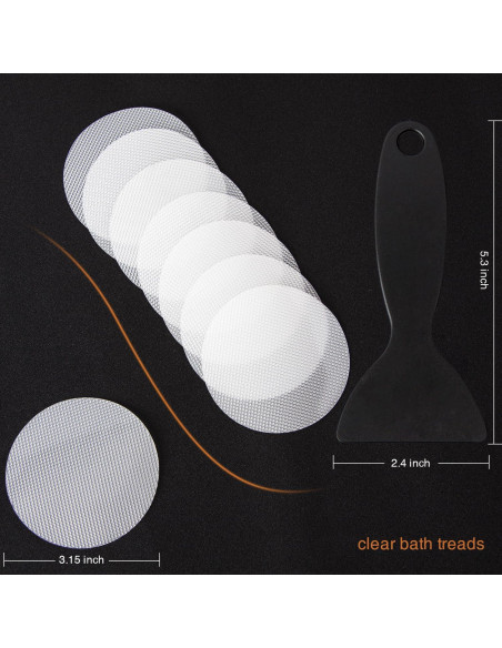 36 Pegatinas Antideslizantes Secopad para Bañera 8cm
