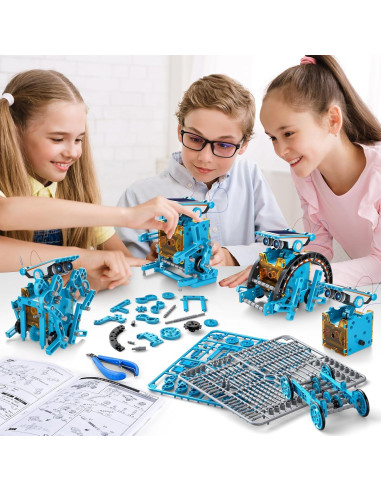 Kit de Robot Solar 12-en-1 WATUDOU para Niños 8-12 Años