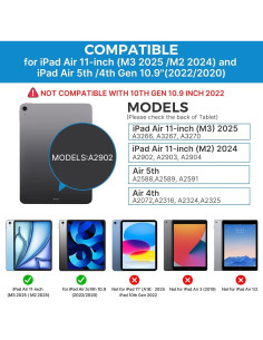 Funda Teclado Typecase con Trackpad para iPad Air 11" 2024 2