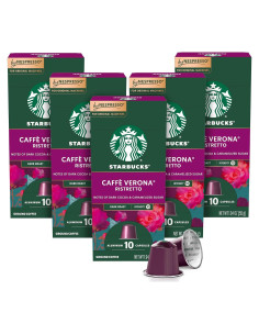 Cápsulas de Espresso Starbucks Nespresso Caff Verona 50 Unidades