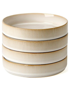 Juego de Cuencos de Pasta Famiware 4 Piezas 18.9 cm Cerámica
