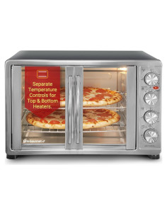 Horno de Convección Elite Gourmet ETO-4510M 45L Acero Inoxidable