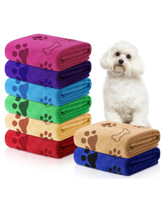 Chumia Toallas para Mascotas 8 Pcs Microfibra 100x60 cm