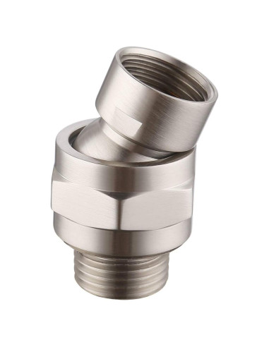 Adaptador de Cabezal de Ducha KES con Junta Esférica, Niquelado