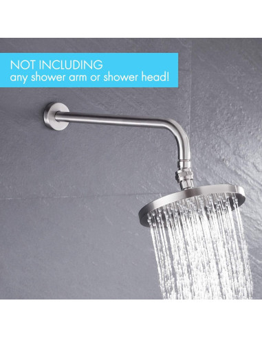 Adaptador de Cabezal de Ducha KES con Junta Esférica, Niquelado