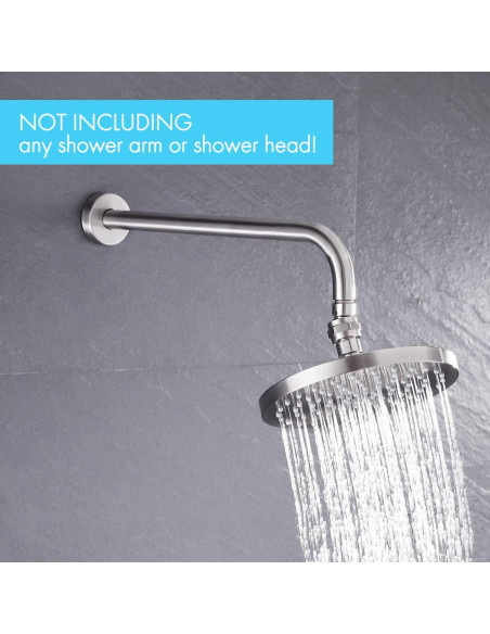 Adaptador de Cabezal de Ducha KES con Junta Esférica, Niquelado