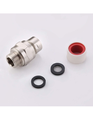 Adaptador de Cabezal de Ducha KES con Junta Esférica, Niquelado