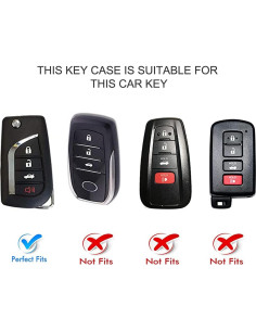 Funda de llavero ELOHEI para Toyota 2018-2022 - TPU suave 2