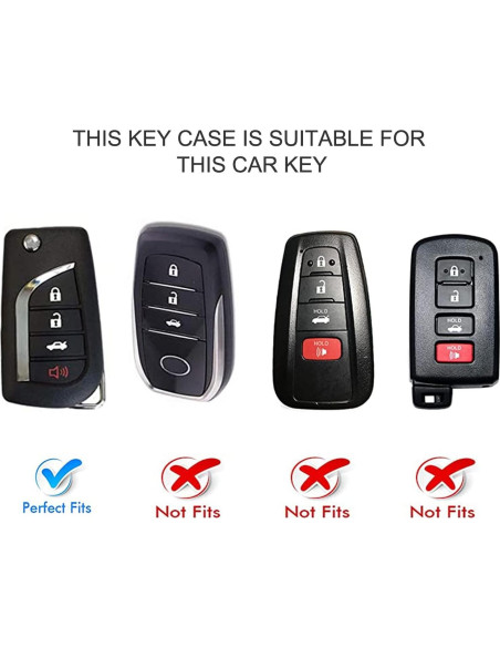 Funda de llavero ELOHEI para Toyota 2018-2022 - TPU suave