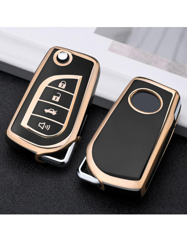 Funda de llavero ELOHEI para Toyota 2018-2022 - TPU suave