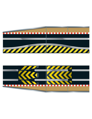 Extensión de Pista Scalextric C8511 - 1 Salto y 2 Rectas