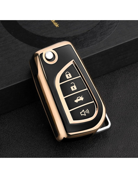 Funda de llavero ELOHEI para Toyota 2018-2022 - TPU suave