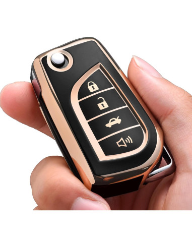Funda de llavero ELOHEI para Toyota 2018-2022 - TPU suave