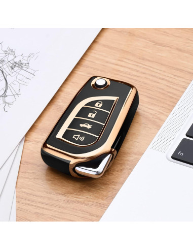 Funda de llavero ELOHEI para Toyota 2018-2022 - TPU suave