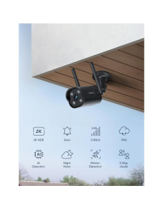 Cámara de Seguridad Exterior GNCC GT1PRO 2K IP65 con Audio 2