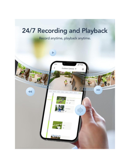 Cámara de Seguridad Exterior GNCC GT1PRO 2K IP65 con Audio