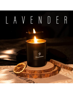 Vela Aromática Toptime Lavanda 155g Cera de Soja 35h Quema 2