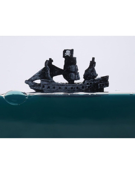 Barco Pirata Inhundible Perla Negra en Botella Decorativa