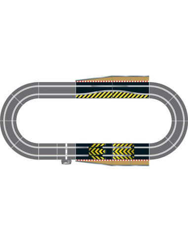 Extensión de Pista Scalextric C8511 - 1 Salto y 2 Rectas