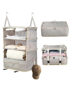 Cubo de Empaque Colgante Bukere Beige Extra Grande 74.93 cm