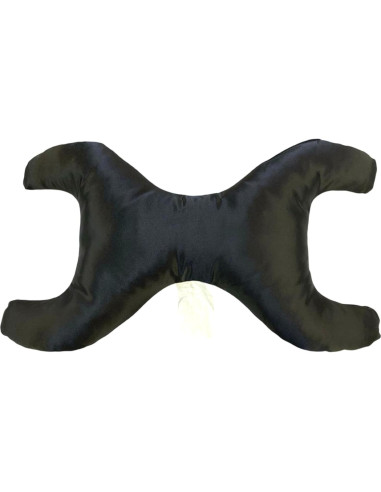 Almohada Antienvejecimiento Salva Mi Cara Satén Negro 1 Cuenta