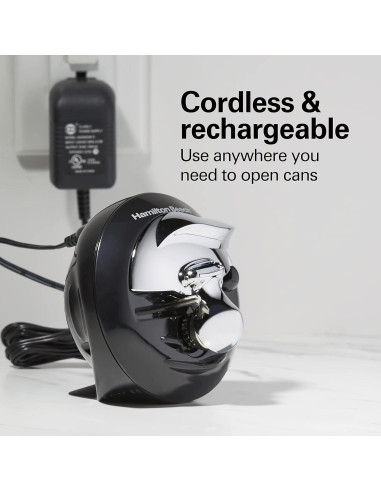 Abrelatas Eléctrico Hamilton Beach 76501G Inalámbrico Recargable