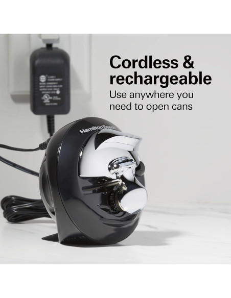 Abrelatas Eléctrico Hamilton Beach 76501G Inalámbrico Recargable
