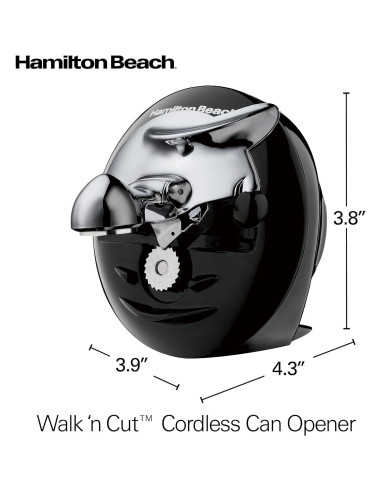 Abrelatas Eléctrico Hamilton Beach 76501G Inalámbrico Recargable
