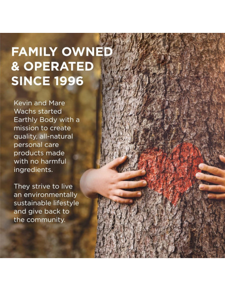 Loción de Masaje Vegana Earthly Body 236.6 g Hidratante