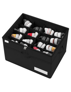 Organizador de Zapatos LUVHOMEE Negro para 16 Pares 73.5L