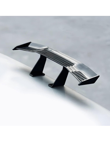 3 Alerones Mini de Coche BLAU GRUN 17 cm Fibra de Carbono